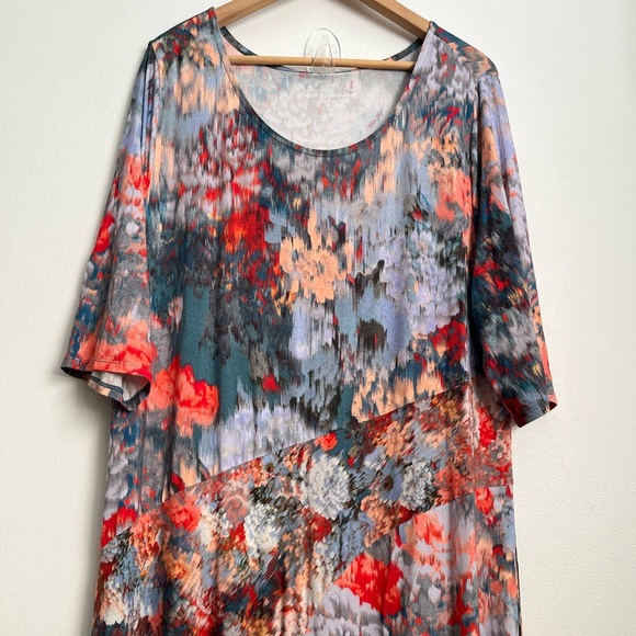 Soft Surroundings Nanette Dress Floral Multicolor Maxi Dress - Picture 5 of 15